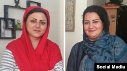 آتنا دائمی (سمت راست) و گلرخ ایرایی