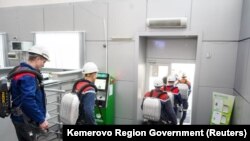 Горноспасатели на шахте "Листвяжная"