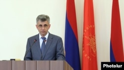 Новоизбранный председатель Национального собрания Нагорного Карабаха Давид Ишханян