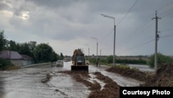 Жалал-Абад облусундагы суу каптаган жерлер.