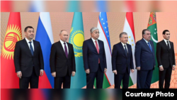 Владимир Путин с лидерами стран Центральной Азии
