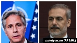 ԱՄՆ և Թուքիայի արտաքին գերատեսչությունների ղեկավարներ Էնթոնի Բլինքենը և Հաքան Ֆիդանը