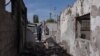 Дмитриевка айылындагы атайын операцияда талкаланган Айнагүл Мусаеванын үй жайы. 7-сентябрь, 2023-жыл.