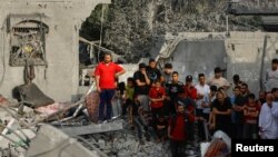 В зоне конфликта между боевиками ХАМАС и Израилем, октябрь 2023 года