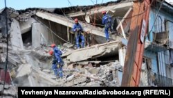 Вынікі расейскага абстрэлу ўкраінскага гораду Запарожжа ў сакавіку 2023 году. Ілюстрацыйнае фота