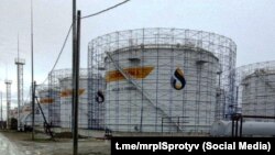 Սլավյանսկի նավթավերամշակման գործարանը, ապրիլ, 2024թ.