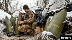 Майдандагы артиллериялык дүрмөттөр. Украина, 14-январь, 2024-жыл (иллютрациялык сүрөт)