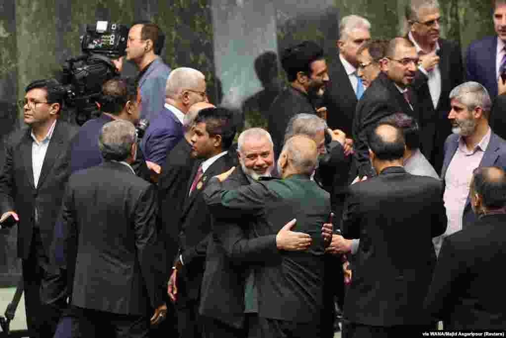 هنیه برای شرکت در مراسم تحلیف مسعود پزشکیان، رئیس‌جمهور ایران، که نهم مرداد ۱۴۰۳ در مجلس شورای اسلامی برگزار شد، به تهران رفته بود.