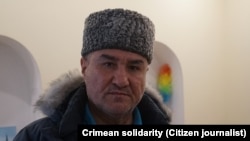 Crimean Tatar activist Nazim Memetov (file photo)
