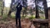 Russian IT Specialist Hides From Mobilization In A Forest GRAB
