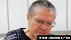 Former Russia Economy Minister Aleksei Ulyukayev at a court hearing last month. 