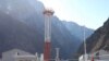 Russia/Georgia -- A Russian checkpoint on the Russian-Georgian border crossing at Upper Lars.