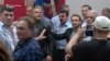 Лидерот на СДСМ Зоран Заев облеан во крв на 27 април, 2017.
