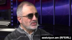 Ալեք Ենիգոմշյանը «Ազատություն TV»-ի տաղավարում, Երևան, 3-ը փետրվարի, 2015թ. 