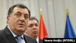 Milorad Dodik i Aleksandar Vučić u Beogradu, ilustrativna fotografija