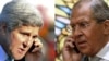Reprezentantul special pentru schimbările climatice al SUA, John Kerry (stânga) și ministrul rus de externe Serghei Lavrov. (colaj foto)