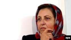 شیرین عبادی، برنده ایرانی جایزه صلح نوبل (عکس:Epa)
