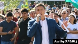 Фаил Алчынов башкорт телен яклау җыенында, 16 сентябрь 2017