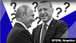 Владимир Путин и Реджеп Тайип Эрдоган (коллаж)