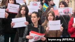 Киевта "АТRны үтермәгез" исемле урам җыены узды