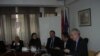 Претставникот на ЕУ Роберт Лидл и локалните власти во Куманово 