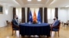 Илустрација, средба на премиерот Зоран Заев со лидерот на опозициската ВМРО- ДПММНЕ Христијан Мицкоски на 29 март 2021 година 