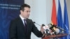 Прес-конференција на вицепремиерот и министер за надворешни работи Никола Попоски.
