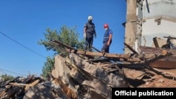 Փրկարարները դեպքի վայրում, Երևան, 26-ը օգոստոսի, 2020թ.