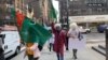 Nýu-Ýork. Türkmen protestçileri. Arhiw suraty