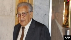 الاخضر الابراهيمی فرستاده ويژه سازمان ملل متحد و اتحاديه عرب به سوريه.