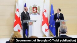 Шарль Мишель и Ираклий Гарибашвили