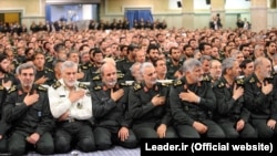 دیدار فرماندهان سپاه با آیت‌الله خامنه‌ای در شهریور ۹۴