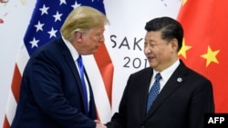 Встреча Дональда Трампа и Си Цзиньпина в Японии в 2019 году