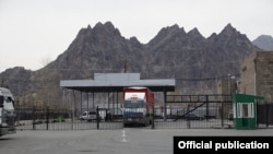 Armenia - A cargo terminal at the Agarak border crossing with Iran, November 29, 2018. (Photo by the State Revenue Committee of Armenia)