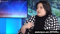 Իրավապաշտպան Նինա Կարապետյանցը «Ազատության» տաղավարում, արխիվ