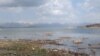 Armenia -- A Lake Sevan shore submerged by rising waters.