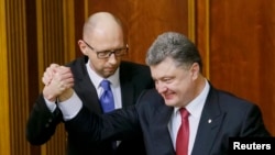 Petro Porošenko i Arsenij Jacenjuk