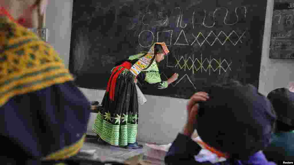 The Kalash face a growing battle to save their traditional ways of life. Their numbers have dwindled over the past few decades due to violence, conversions to Islam, and natural disasters. Their home area, in Pakistan's remote and restive northwest, is also extremely poor. Many Kalash rely on the small numbers of tourists who brave the treacherous mountain roads to make a living. Zada hopes formal recognition of the group will convince the government to allocate funds for education, which he says is "key" to protecting the group's heritage and language. The Kalash are known by conservative Muslims in Pakistan as "black kafiris," meaning nonbelievers. In recent years, the Afghan and Pakistani Taliban militant groups have attacked and killed members of the community.