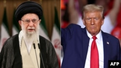Али Хаменеи и Дональд Трамп, коллаж