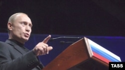 Putin tarafdarları aldında çığış yasıy, Mäskäw 21.11.2007