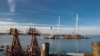 Крым, строительство Керченского моста