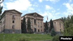 Armenia -- The parliament building in Yerevan, undated