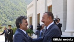 Азербайджан - Президент Турции Абдулла Гюль и президент Азербайджана Ильхам Алиев, Габала, 15 августа 2013 г.