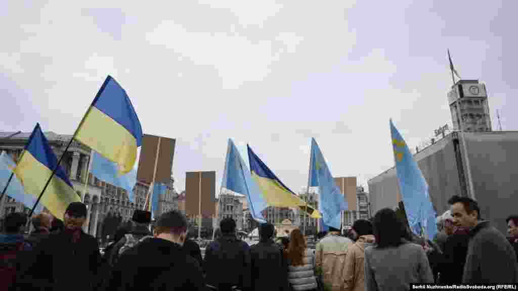 Акцію кримських татар підтримали в декількох країнах світу: в Латвії, Казахстані та Фінляндії