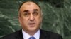 U.S. -- Azerbaijan's Foreign Minister Elmar Mammadyarov addresses the Millennium Development Goals Summit at the United Nations headquarters in New York, 20Sep2010