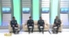 Telegepleşige çagyrylan polisiýa ofiserleri. Arhiw suraty