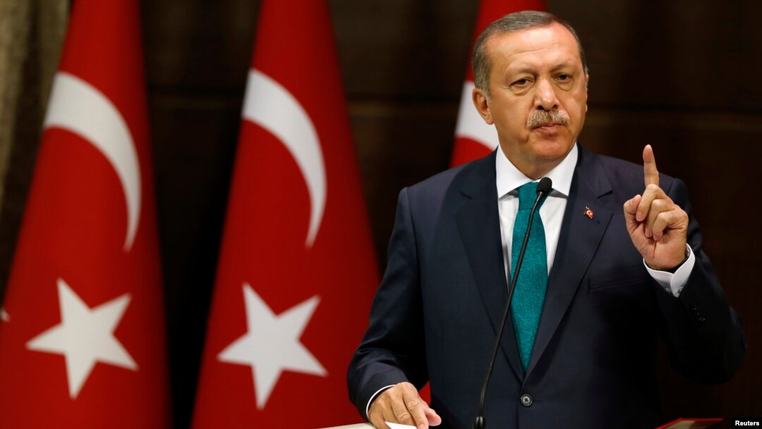 Turkish President Recep Tayyip Erdogan has sparked controversy at home and abroad by backing a widely disputed claim that Muslims reached America before Columbus. (file photo)