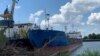 Російський танкер Nika Spirit (колишня назва Neyma), затриманий Службою безпеки України в порту Ізмаїл. 