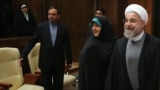 حسن روحانی در کنار معصومه ابتکار