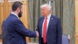 АКШнын президенти Дональд Трамп жана Сириянын лидери Ахмед аш-Шараа. Эр-Рияд, 2025-жылдын 14-майы